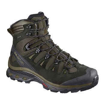 Salomon QUEST 4D 3 GTX - Cierne/ Olivovo Zelene Turistické Topánky Panske, SALO027